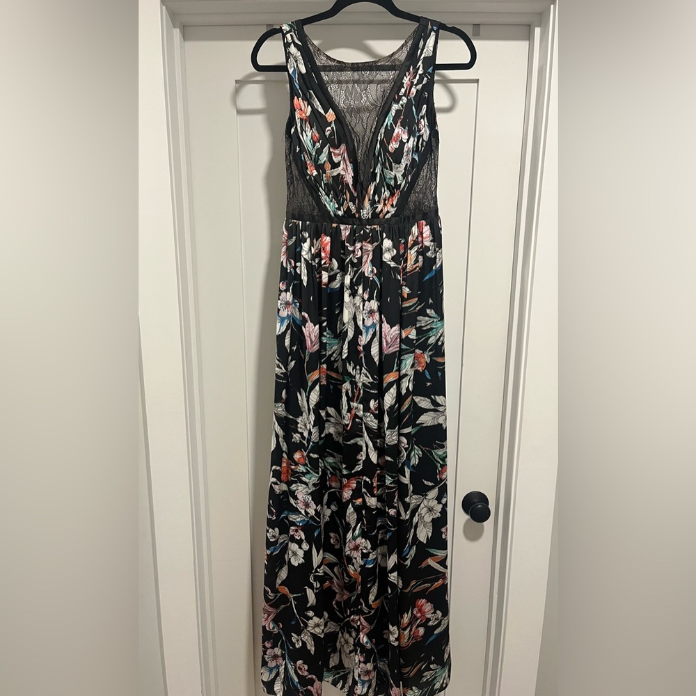 NWOT: Adrianna Papell floral and lace dress, Size 2 - Picture 5 of 11